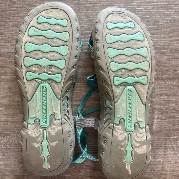 Sketchers Outdoor Lifestyle Reggae Blue Sandals 12 - Picture 4 of 4